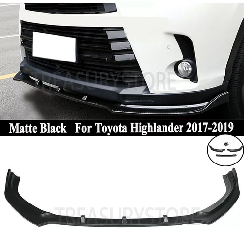 Matte front bumper lip body - front,