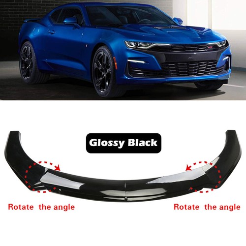 Glossy black front bumper lip - glossy,