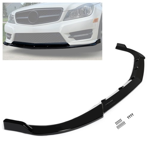 Gloss black front bumper - bumper, lip